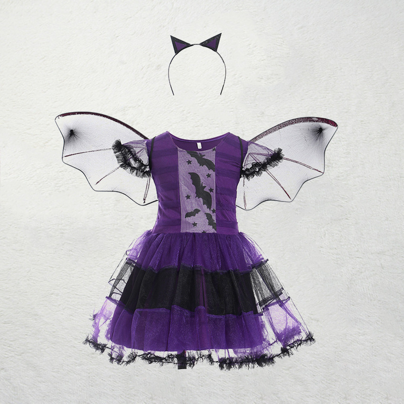 Đầm hoá trang phù thuỷ dịp halloween cho bé gái