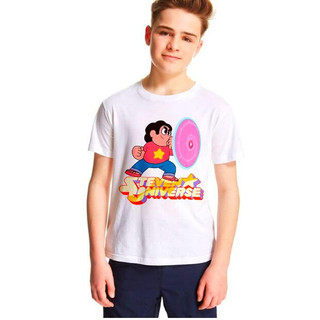 Steven universe t-shirt trẻ em trai t shirt phim hoạt hình anime trẻ em t-shirt unisex tee baby white t shirt