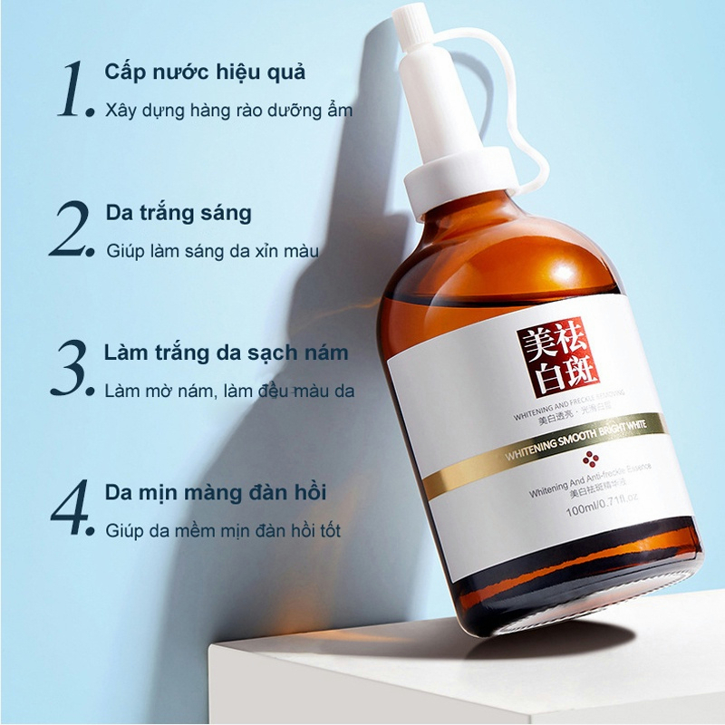 ⭐CHÍNH HÃNG⭐ kem nám tàn nhang Serum nám tàn nhang100ml Loại bỏ tàn nhang và làm trắng nhanh dưỡng ẩm làm sáng Chống lão hóa