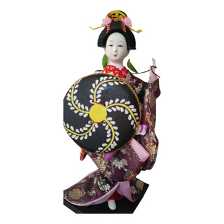 [Chiwanji] inch Geisha Nhật Bản w / Kimono & áo choàng Trang trí nội thất