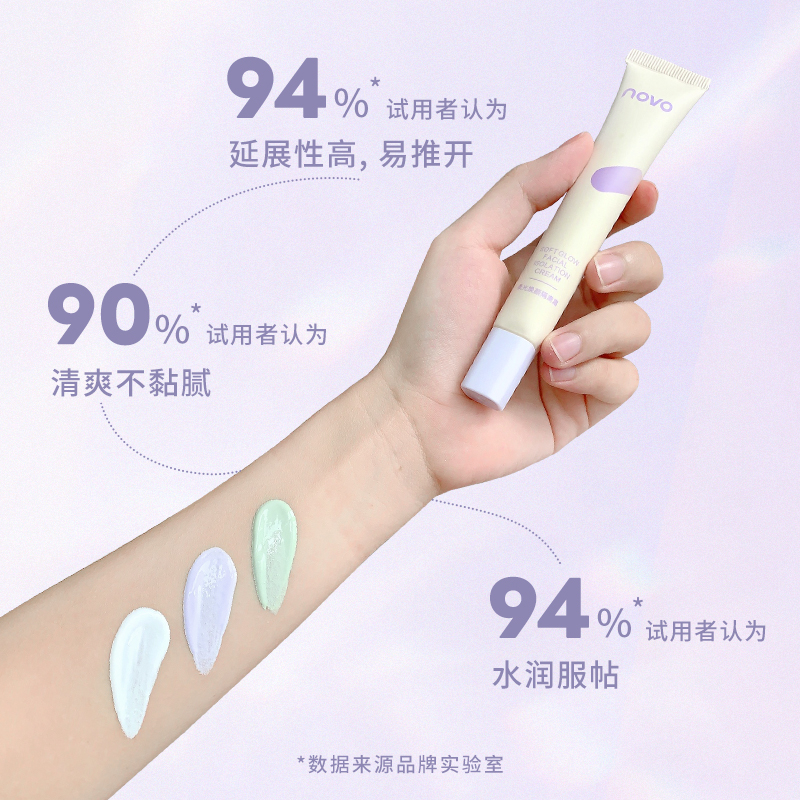 Novo soft glow isolating cream natural foundation makeup pseudo-pigmented moisture concealer base makeup pre-makeup lotion no.5947