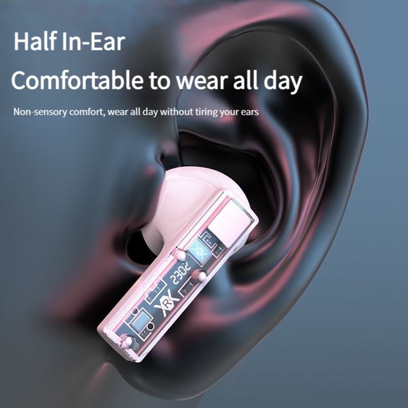 Tai Nghe Bluetooth 5.3 TWS 2023 Không Dây TWS Kèm Mic Mới 2023