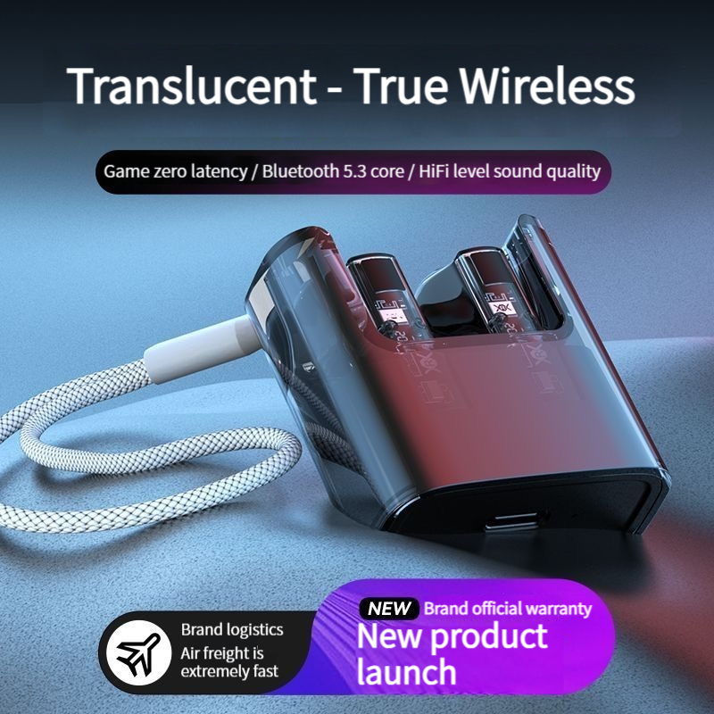 Tai Nghe Bluetooth 5.3 TWS 2023 Không Dây TWS Kèm Mic Mới 2023