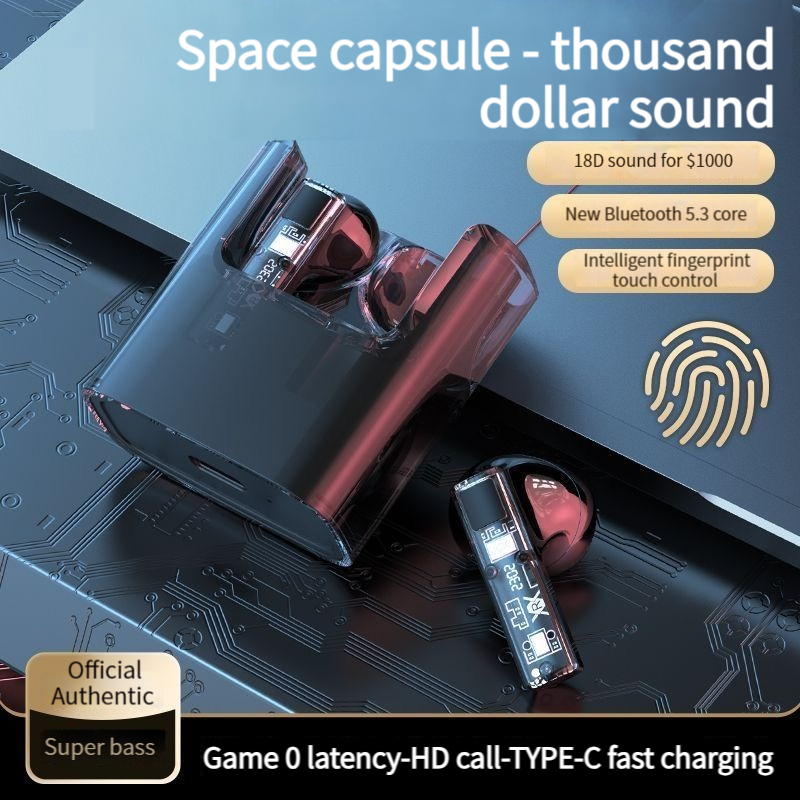 Tai Nghe Bluetooth 5.3 TWS 2023 Không Dây TWS Kèm Mic Mới 2023