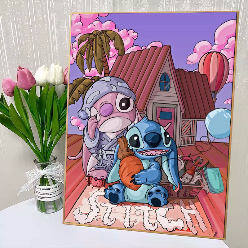 DROFE-20*30cm-Stitch-tranh số hoá-tranh tô màu theo số-tranh sơn dầu-tranh tô màu số hoá