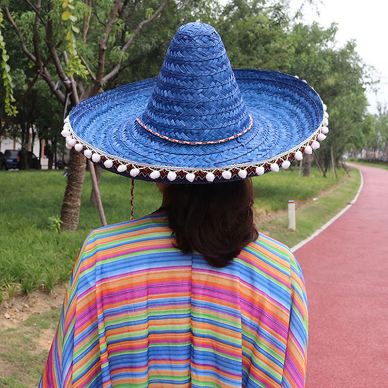 Mũ Cói Rộng Vành Phong Cách Mexico Thời Trang Cho Nam Và Nữ