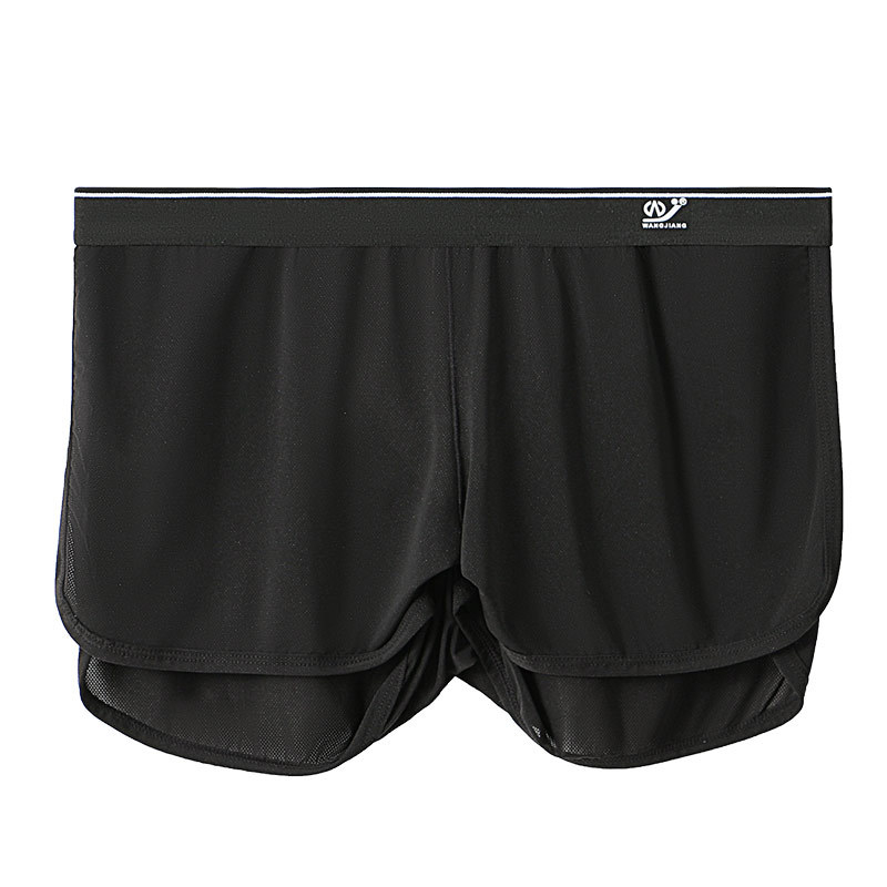 Mùa hè mới ice silk boxer nam lưới đồ lót nam semi-see-through men's boxer briefs