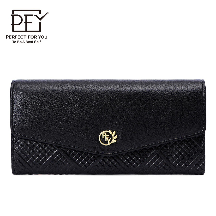 Ví nữ dài cao-capacity ví da cao cấp thiết kế hàn quốc ví dài nữ đẹp 6333-003