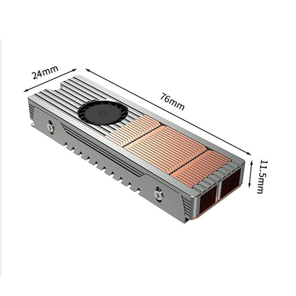 Tản NhiệT Tecer PCIE NVMe NGFF M.2 2280 SSD, 3P