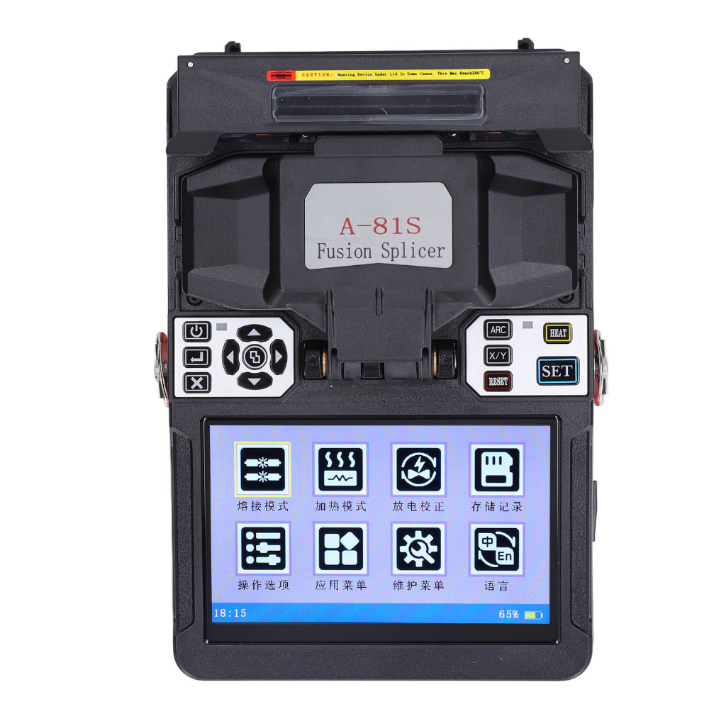 Bán nóng Máy ghép nối sợi quang màn hình 5in hàn hoàn toàn tự động 100‑240V