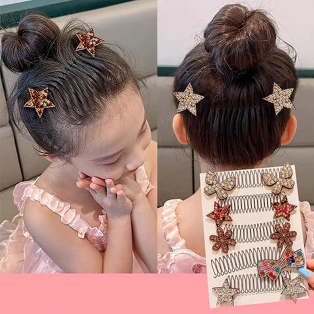 1 cái kẹp tóc bướm dễ thương ngọt ngào đơn giản vô hình thêm giá đỡ tóc sáng tạo lược tạo kiểu tóc ngôi sao