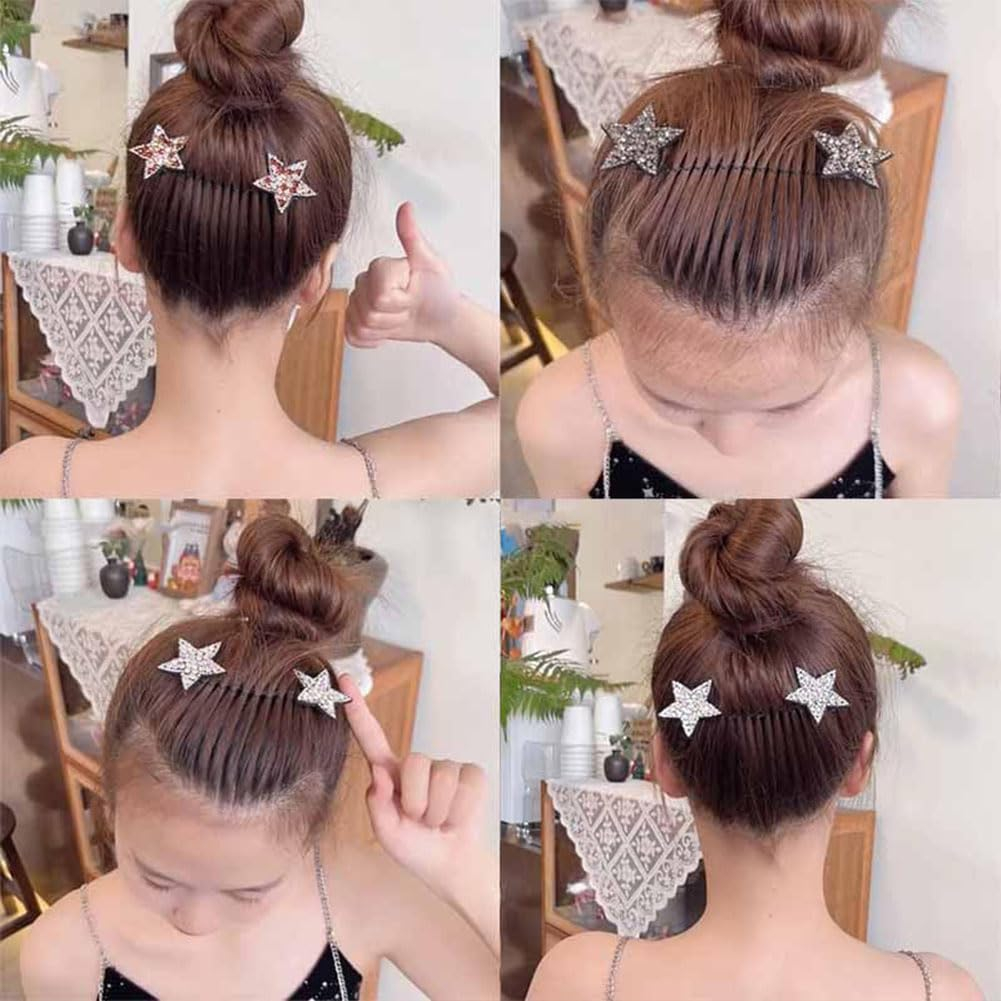 1 cái kẹp tóc bướm dễ thương ngọt ngào đơn giản vô hình thêm giá đỡ tóc sáng tạo lược tạo kiểu tóc ngôi sao