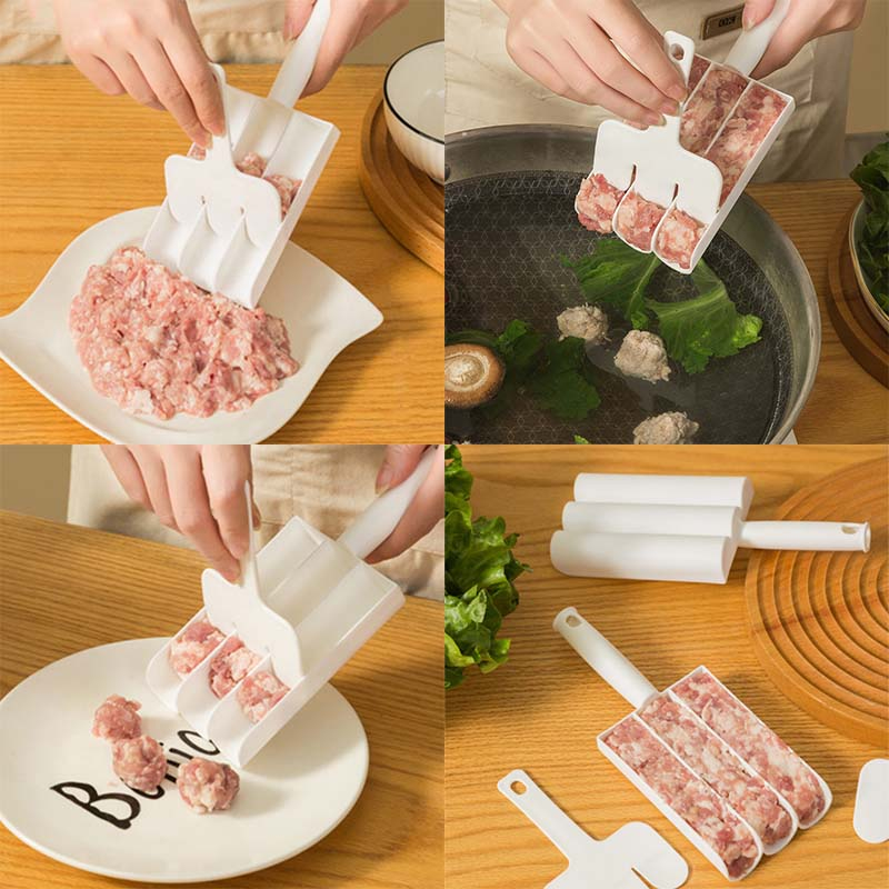 Khuôn Làm Thịt Viên Hình Tôm Sáng Tạo Cho Nhà Bếp yk