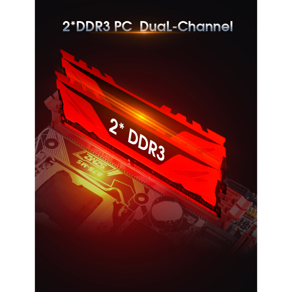 Bo Mạch Chủ 24Pin B75-MS Dung Lượng 16GB Với PCIe 16x Cho Máy Tính
