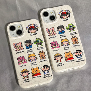 Ốp lưng cho iphone 6splus 11 14pro 7 8plus 13 12mini x xr xsmax se phim hoạt hình dễ thương anime thả bảo vệ mềm