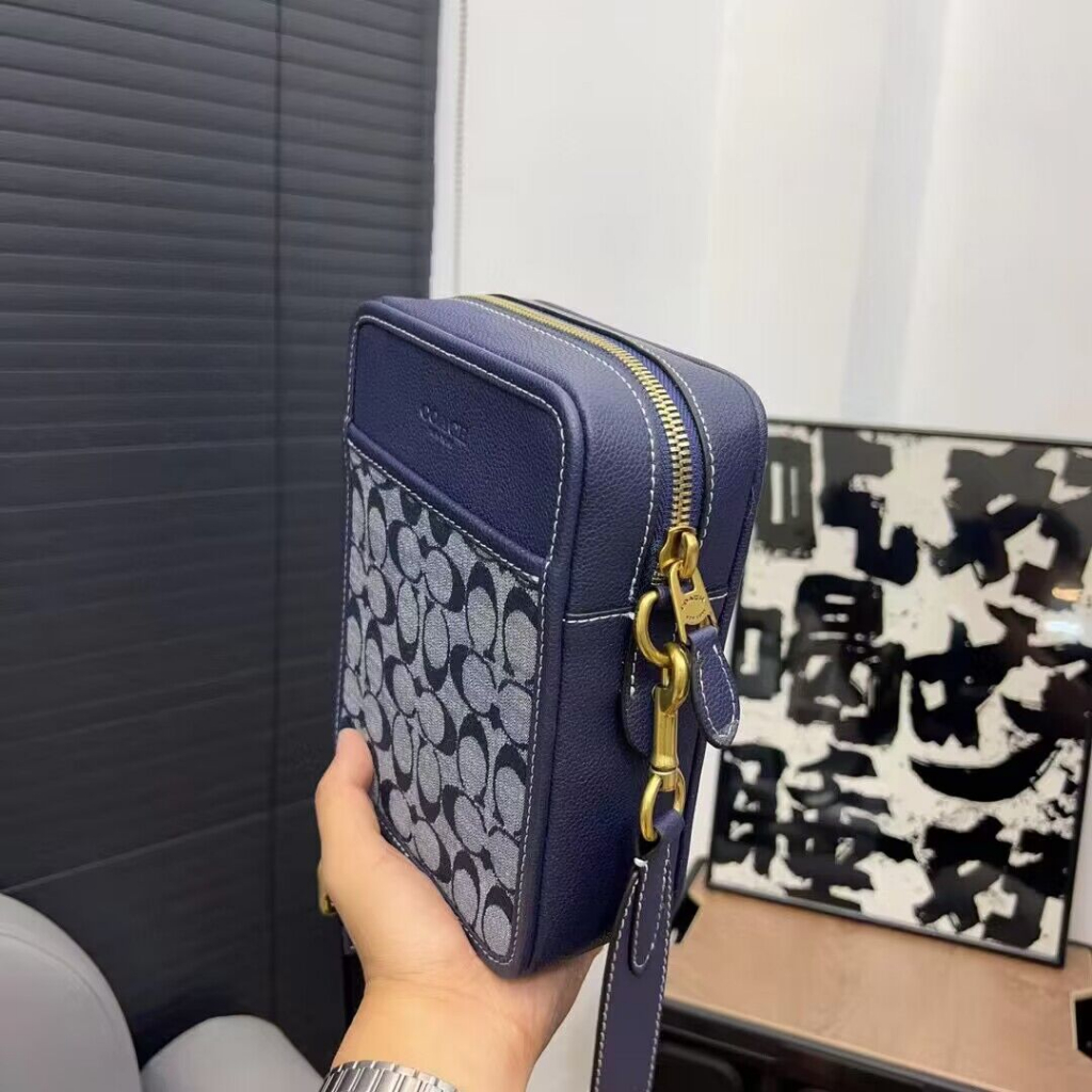 2023 phong cách mới túi đeo vai coac thông thường túi messenger túi vuông nhỏ cao cấp