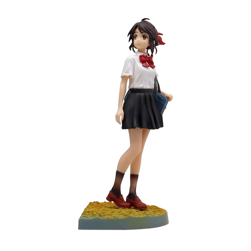 21cm miyamizu mitsuha anime figure movie tên bạn tachibana taki pvc action figures mô hình nhật bản bức tượng nhỏ sưu tầm búp bê trẻ em quà tặng đồ chơi