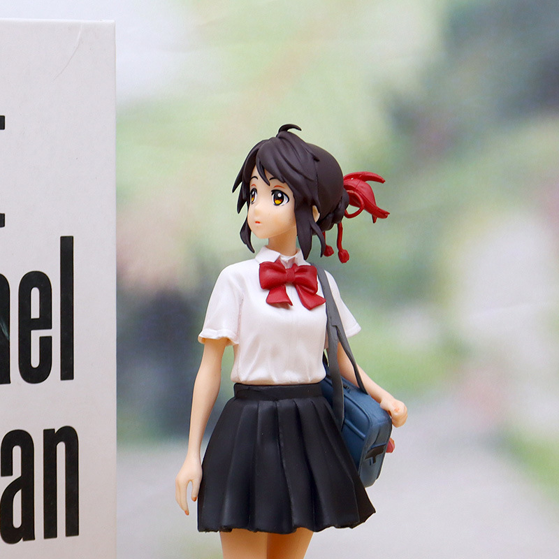 21cm miyamizu mitsuha anime figure movie tên bạn tachibana taki pvc action figures mô hình nhật bản bức tượng nhỏ sưu tầm búp bê trẻ em quà tặng đồ chơi