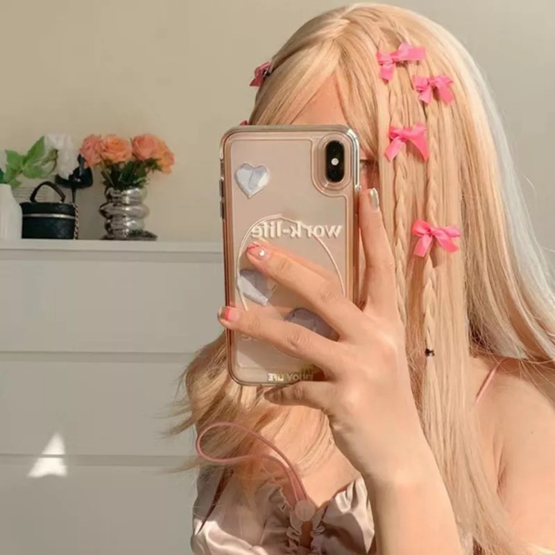 Kẹp Tóc Hình Nơ Ruy Băng Đơn Giản Thanh Lịch Cho Nữ