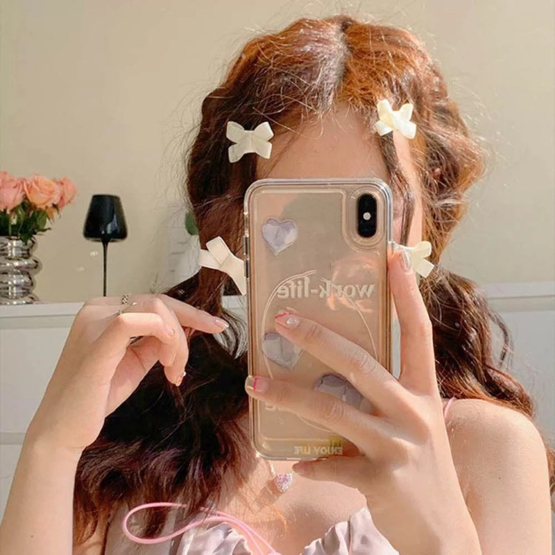 Kẹp Tóc Hình Nơ Ruy Băng Đơn Giản Thanh Lịch Cho Nữ