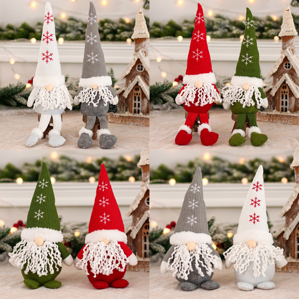 Giáng sinh búp bê không mặt đồ trang trí giáng sinh santa gnome elf đồ chơi sang trọng búp bê trang trí giáng sinh cho nhà 2023 trẻ em quà tặng giáng sinh chúc mừng năm mới 2024 đồ trang trí