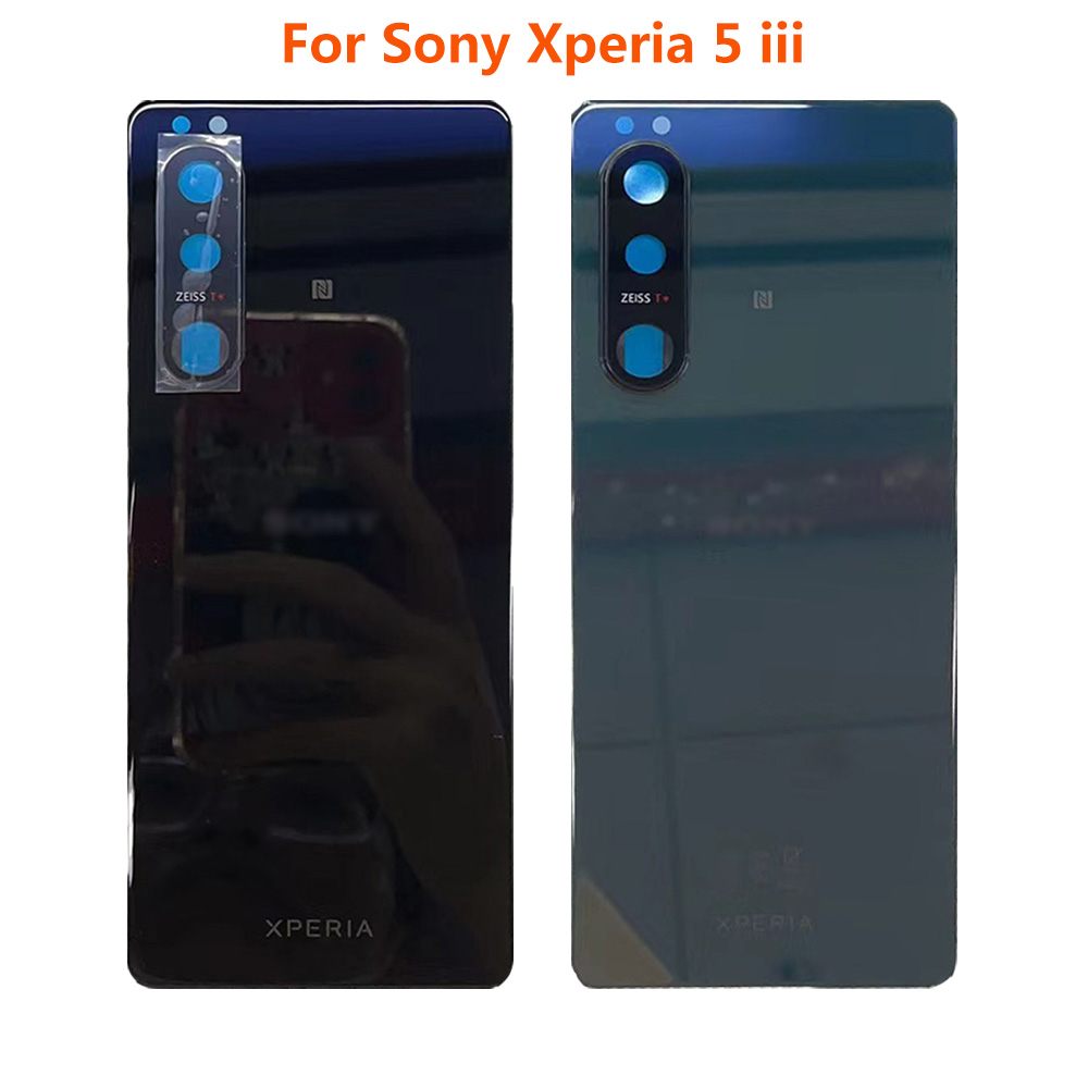 Xperia5 iii Ốp điện thoại Cho Sony Xperia 5 III Pin Kính Cửa Sau Nhà Ở Ốp điện thoại Có Ống Kính Máy