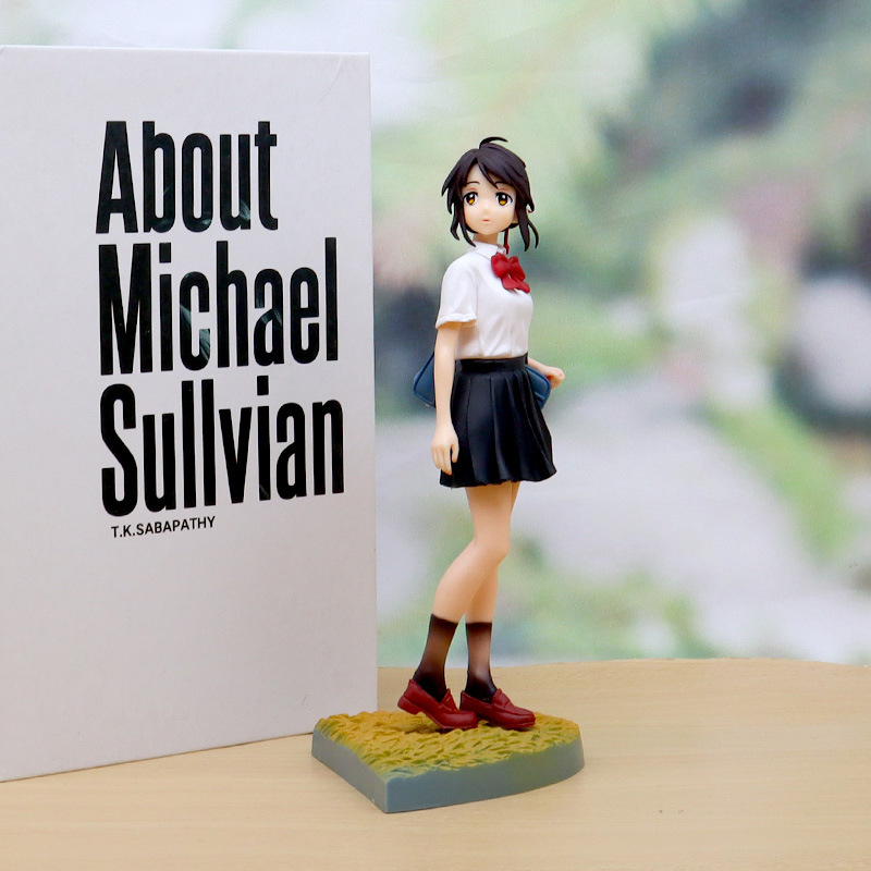 21cm miyamizu mitsuha anime figure movie tên bạn tachibana taki pvc action figures mô hình nhật bản bức tượng nhỏ sưu tầm búp bê trẻ em quà tặng đồ chơi