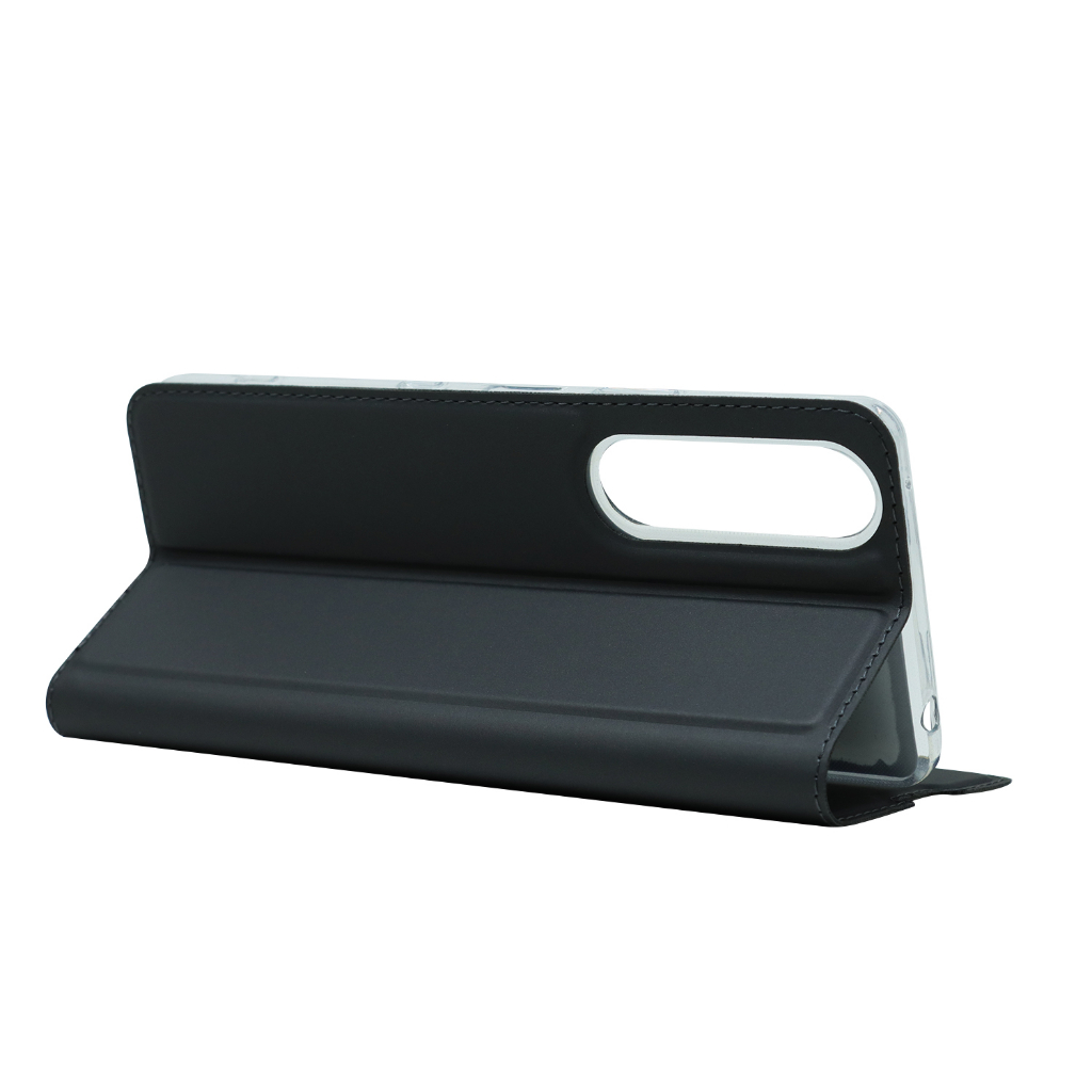 Bao da sang trọng cho sony xperia 1 5 10 ii iii iv v retro magnetic wallet flip phone cover