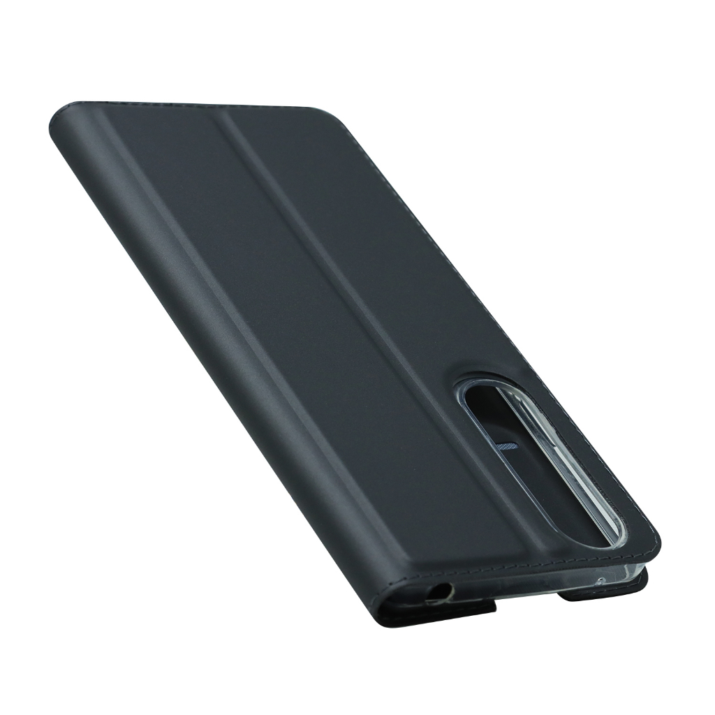 Bao da sang trọng cho sony xperia 1 5 10 ii iii iv v retro magnetic wallet flip phone cover