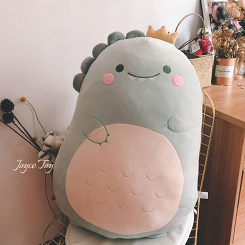 Khủng long gối cô gái dễ thương đồ chơi sang trọng quà tặng sinh nhật giường ngủ penguin búp bê búp bê đồ chơi nhồi bông