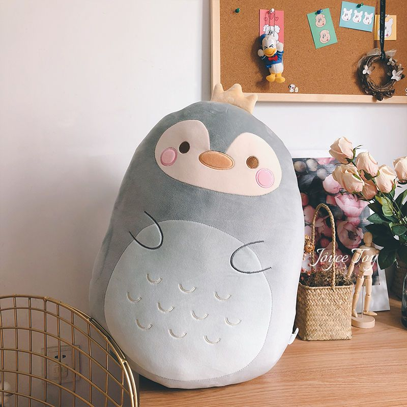 Khủng long gối cô gái dễ thương đồ chơi sang trọng quà tặng sinh nhật giường ngủ penguin búp bê búp bê đồ chơi nhồi bông