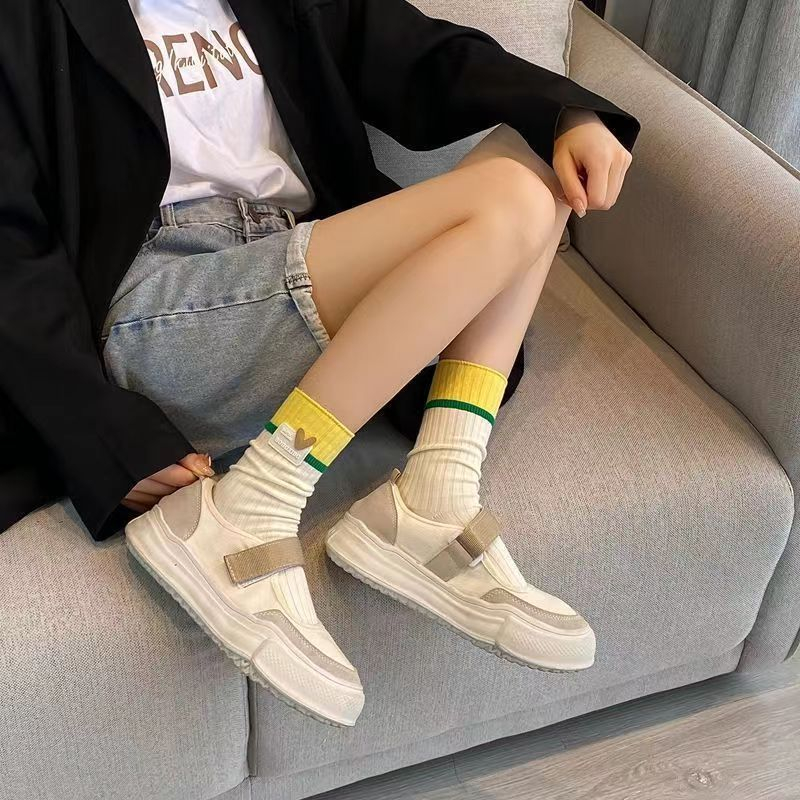 Thời trang hàn quốc vớ tình yêu đầy màu sắc cho phụ nữ món quà sinh viên tốt phong cách y2k