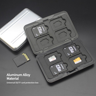 Hộp Đựng Thẻ Nhớ cf / Thẻ Nhớ tf / cf Bằng Hợp Kim Nhôm Chống Sốc / Bụi / Thấm Nước Đa Năng Tiện Dụng