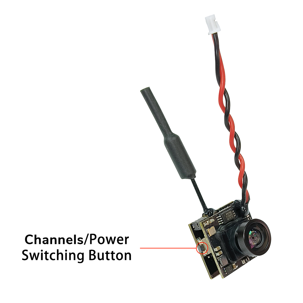 Camera Siêu Nhỏ ewrf 800tvl 5.8g 48ch 200mw fov170 cmos fpv Cho radiolink f121