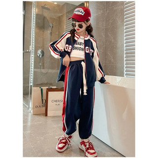 Set đồ thể thao hai món thời trang cho bé gái
