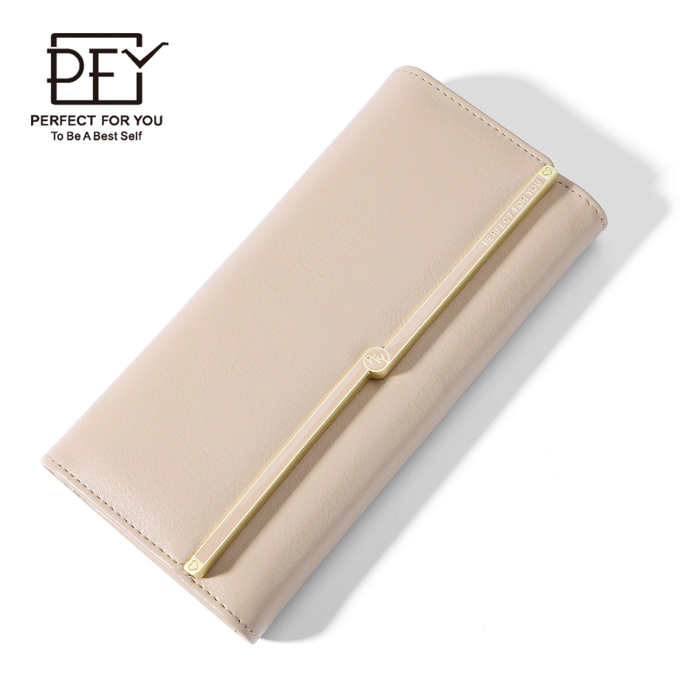 Ví nữ dài cầm tay thời trang Hàn Quốc cute nhiều ngăn cao cấp PERFECT FOR YOU 6901-079