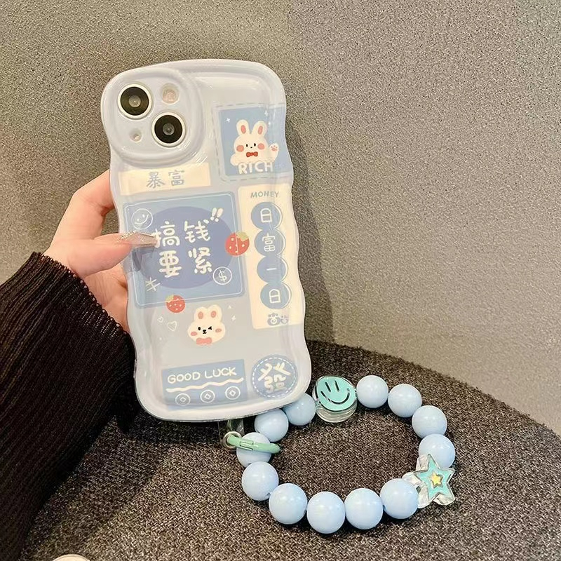 Ốp lưng Realme C53 Nfc C55 Nfc C30s C30 C35 C33 C31 C25 C25s C25Y C21Y C21 C20 C17 C15 C12 C11 C3 C2 C1 Narzo 50A Prime 50i 20 30A 10 9 7i 8 Pro 6 5 Pro 5i 5s 3 Pro Cartoon Letter Rabbit Bear Wristband Soft Phone Case