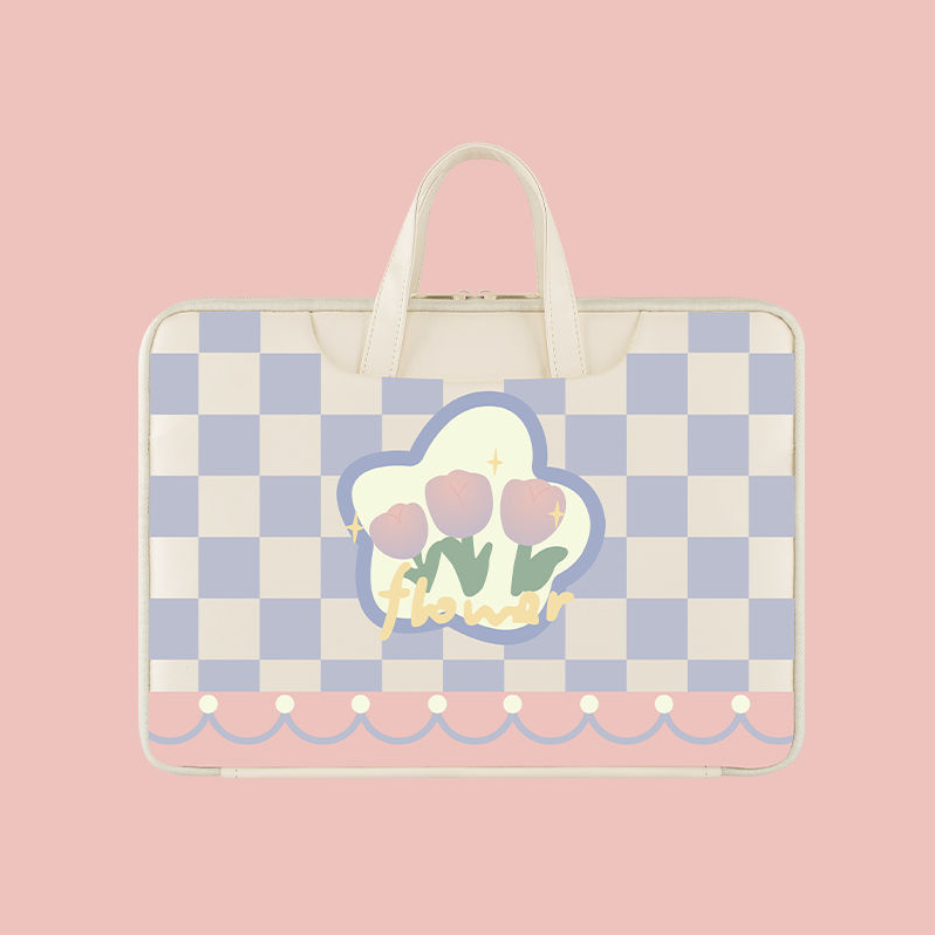 Túi laptop hoạt hình dễ thương chất liệu pu chống nước chống va đập thích hợp cho 13,3/14,1/15,6 inch