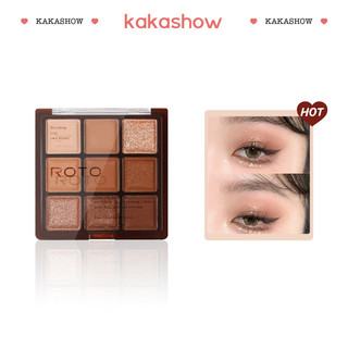 Kakashow bảng phấn mắt 9 màu ánh ngọc trai trong a463