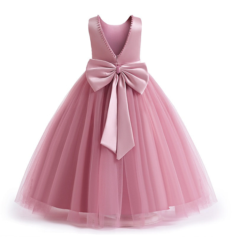 Mùa hè Bé gái Vải tuyn Công chúa Váy trẻ em Lưới trắng Hoa Không tay Váy chính thức trễ vai ren cutout dạ hội Váy cưới hoa cô gái