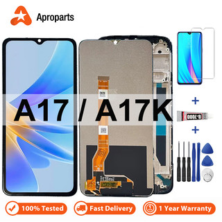 Màn hình lcd gốc cho oppo a17 a17k cph2477 cph2471 thay thế lắp ráp màn hình cảm ứng số hóa