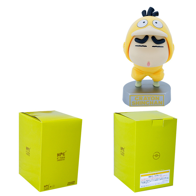 14,5 cm pokemon mới anime crayon shin-chan shinnosuke nohara cos psyduck hình hành động gk trang trí sưu tầm mô hình đồ chơi búp bê để làm quà tặng