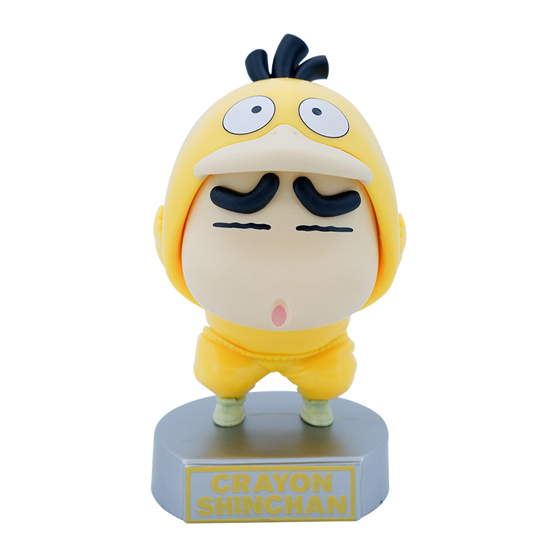 14,5 cm pokemon mới anime crayon shin-chan shinnosuke nohara cos psyduck hình hành động gk trang trí sưu tầm mô hình đồ chơi búp bê để làm quà tặng