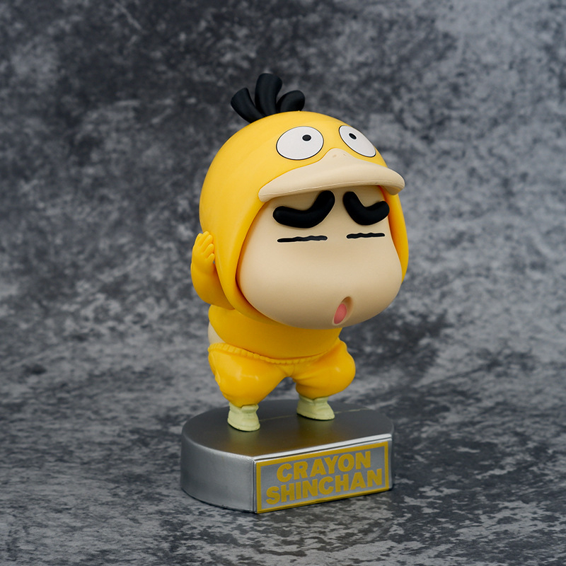 14,5 cm pokemon mới anime crayon shin-chan shinnosuke nohara cos psyduck hình hành động gk trang trí sưu tầm mô hình đồ chơi búp bê để làm quà tặng