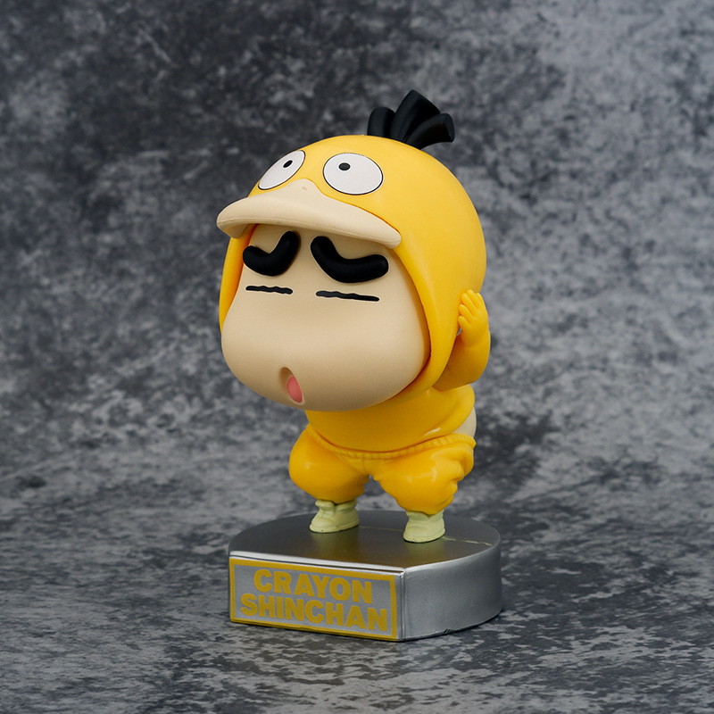 14,5 cm pokemon mới anime crayon shin-chan shinnosuke nohara cos psyduck hình hành động gk trang trí sưu tầm mô hình đồ chơi búp bê để làm quà tặng