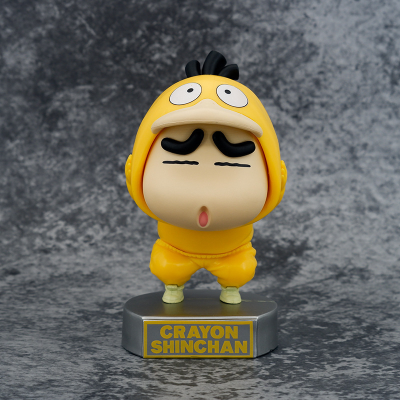 14,5 cm pokemon mới anime crayon shin-chan shinnosuke nohara cos psyduck hình hành động gk trang trí sưu tầm mô hình đồ chơi búp bê để làm quà tặng