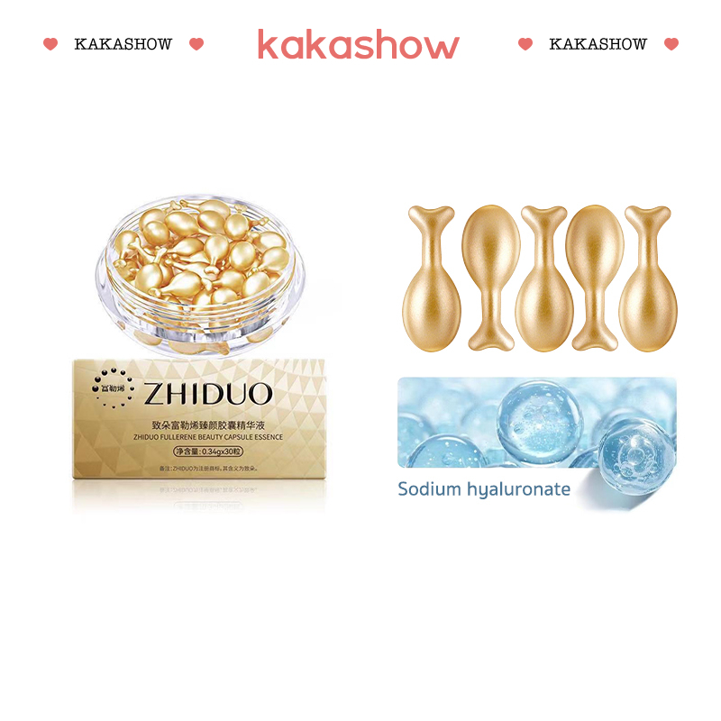 kakashow Hộp 30 viên nang chăm sóc da SEVICH tinh chất fullerene dưỡng ẩm làm sáng và mờ nếp nhăn hiệu quả A703