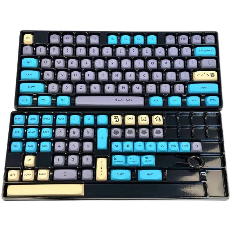 Blue cat keycaps pbt dye-sub ma profile keycap tùy chỉnh keycaps tương thích với công tắc cherry gateron mx