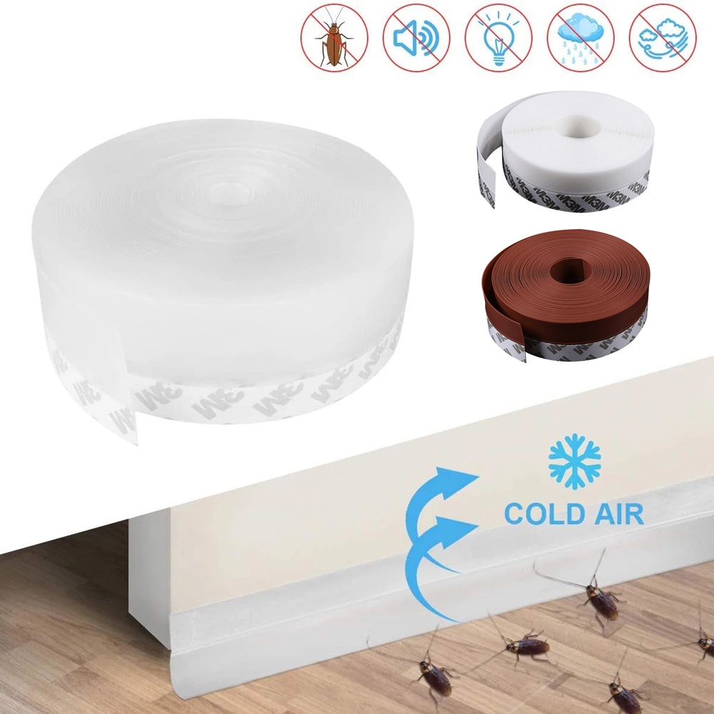 Gioăng cửa cao su dán chặn khe cửa dán chống bụi ngăn gió lùa