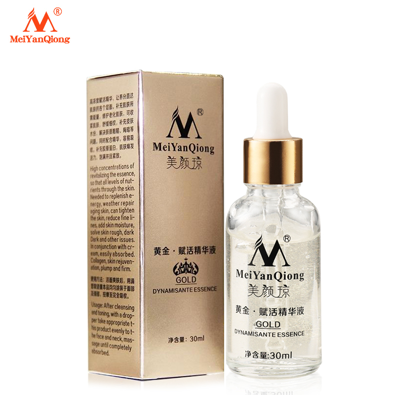 Serum phục hồi vàng MeiYanQiong Làm trắng làm căng da Giảm đường nét mịn Bổ sung độ ẩm cho da Giải quyết tình trạng da xỉn màu thô ráp 30ml